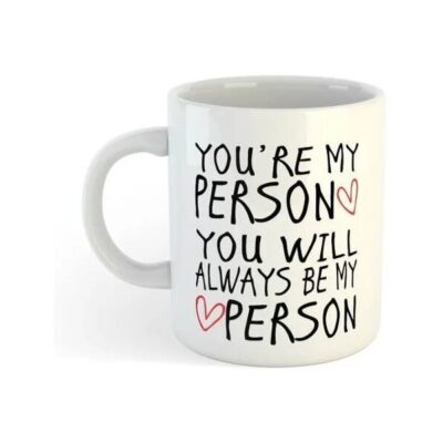 Taza De Cerámica Greys Anatomy Serie You Are My Person