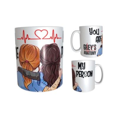 Taza Greys Anatomy You Are My Person Meredith Cristina Grey