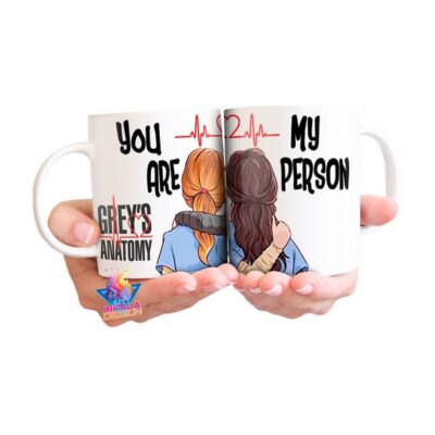 Taza Greys Anatomy You Are My Person Meredith Grey Ellen Pom