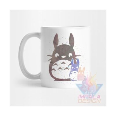 Taza Mi Vecino Totoro Satsuke Mei Kusakabe Cerámica Mod02