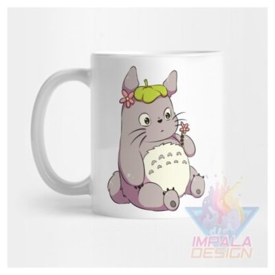 Taza Mi Vecino Totoro Satsuke Mei Kusakabe Cerámica Mod03