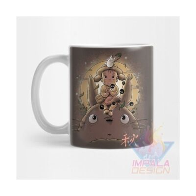 Taza Mi Vecino Totoro Satsuke Mei Kusakabe Cerámica Mod12