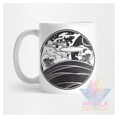 Taza Star Trek Spock Enterprise Discovery Cerámica Beyond M06