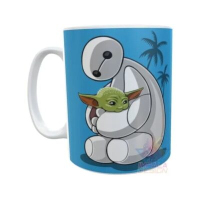 Taza Cerámica Baby Yoda Star Wars Mandalorian Bebe Child Mod 01