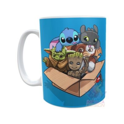 Taza Cerámica Baby Yoda Star Wars Mandalorian Bebe Child Mod 02