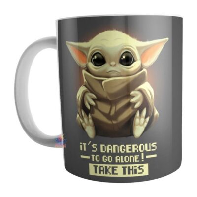 Taza Cerámica Baby Yoda Star Wars Mandalorian Bebe Child Mod 06
