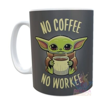 Taza Cerámica Baby Yoda Star Wars Mandalorian Bebe Child Mod 09