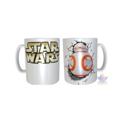 Taza Star Wars Droide Bb8 Robot Cerámica