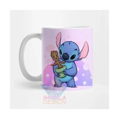 Stitch Taza Cerámica Lilo Disney Ohana Love Mod 06