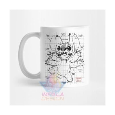Taza Stitch Disney Ohana Experimento 626 Cerámica