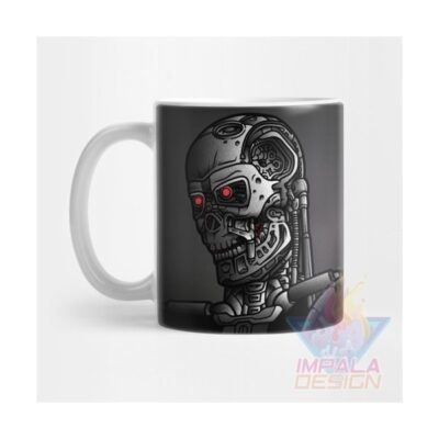 Taza Terminator Skynet Arnold Schwarzenegger T800 Ceram M02