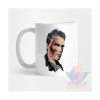 Taza Terminator Skynet Arnold Schwarzenegger T800 Ceram M05