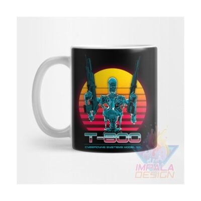 Taza Terminator Skynet Arnold Schwarzenegger T800 Ceram M07