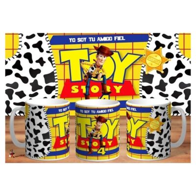 Taza Cerámica Toy Story 4 Amigo Fiel Sheriff Woody Mod 02