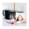 Taza Mágica Cambia Color Personalizada Con Foto Frase O Logo