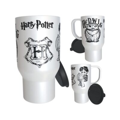 Jarro Térmico Harry Potter Hedwig Lechuza Hogwarts Rowling