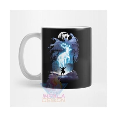 Taza Harry Potter Ciervo Expecto Patronus M2 Cerámica