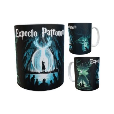 Taza Harry Potter Expecto Patronum Hogwarts J. K. Rowling