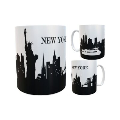 Combo 6 Tazas de Cerámica Ciudades New York London Italia Paris BsAs