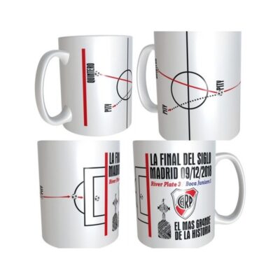 Taza Plástica River Plate Gol Pity Martinez Boca Final Libertadores