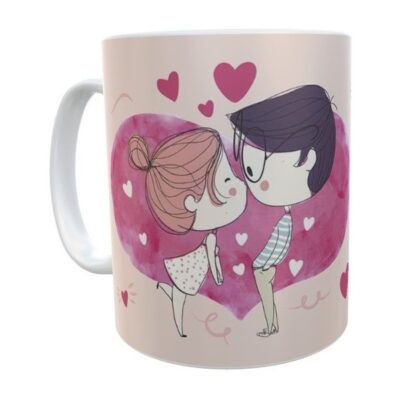 Taza Plástica Amor San Valentín Enamorados Corazón Love