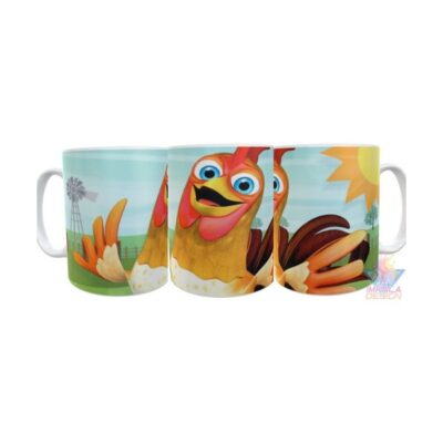 Taza Plástica Gallo Bartolito La Granja De Zenón Irrompible