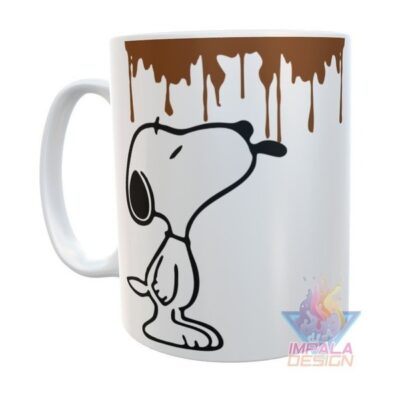 Taza Plástica Snoopy Café Lengua Peanuts Irrompible