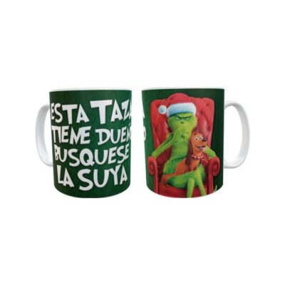 Taza Plástica Grinch Navidad Tiene Dueño Irrompible