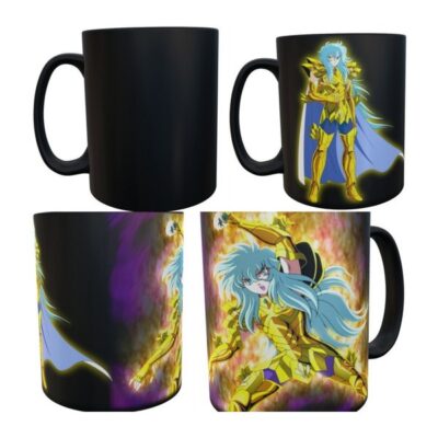 Taza Mágica Piscis Seiya Caballeros Del Zodiaco Cerámica