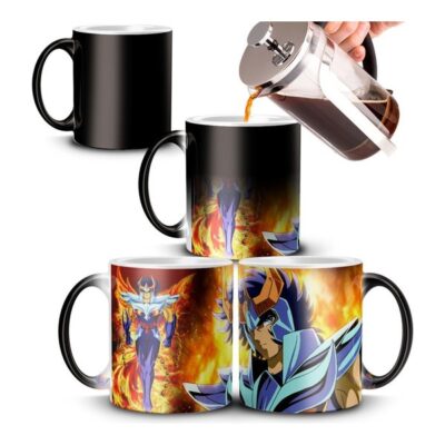 Taza Mágica Saint Seiya Ikki De Fenix Caballeros Zodiaco