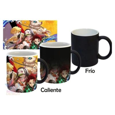 Taza Mágica Kimetsu No Yaiba Demon Slayer Cerámica Termosens