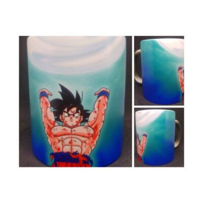 Taza Dragon Ball Z Mágica Goku Genki Dama Freezer