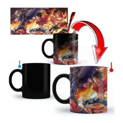 One Piece Luffy Taza Mágica Monkey Cerámica Manga Anime