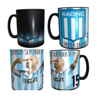 Taza Racing Club Mágica Campeón Superliga 2018-19 Lisandro