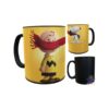 Taza Mágica Snoopy Charlie Brown Bufanda Carlitos Cerámica