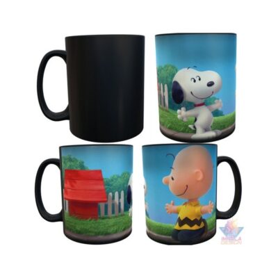 Taza Mágica Snoopy Charlie Brown Casa Abrazo Carlitos Ceram
