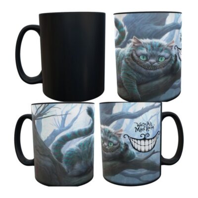 Gato Cheschire Alicia País De Las Maravillas Taza Mágica