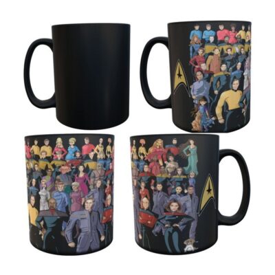 Star Trek Muñecos Viaje A Las Estrellas Taza Mágica Cerámica