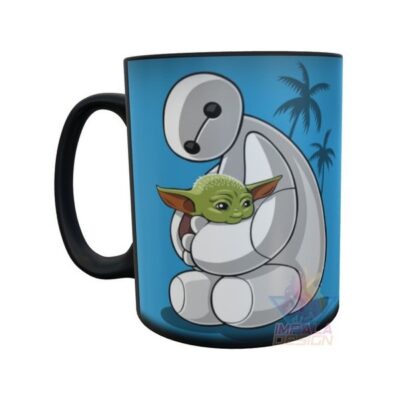 Taza Mágica Baby Yoda Cerámica Star Wars Mandalorian Bebe 01