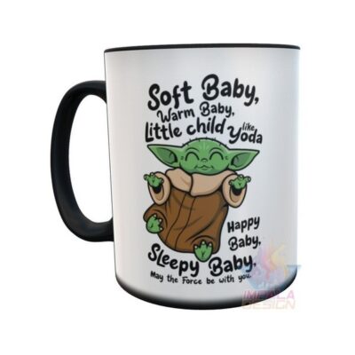 Taza Mágica Baby Yoda Cerámica Star Wars Mandalorian Bebe 08