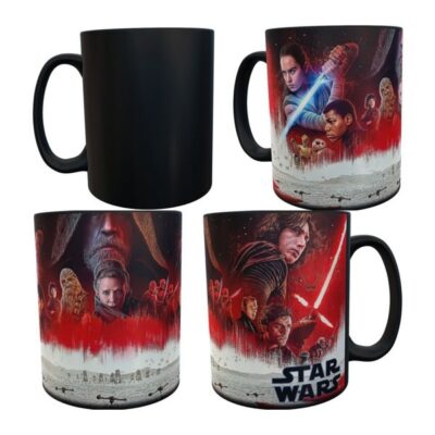Taza Mágica Sable Láser Star Wars Vader Yoda Kenobi Skywalke
