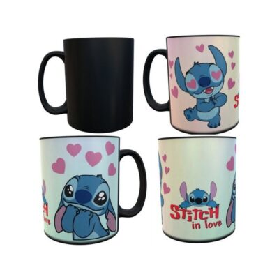 Stitch Taza Mágica In Love Enamorado Disney Lilo