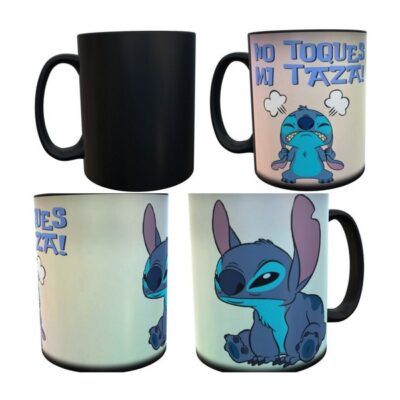 Stitch Taza Mágica No Toques Mi Taza Lilo & Stitch Disney