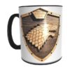 Taza Mágica Game Of Thrones Winter Is Coming Escudos Serie