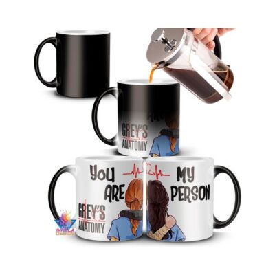 Greys Anatomy Taza Mágica Abrazo You Are My Person Meredith
