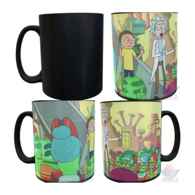 Taza Mágica Rick And Morty Cerámica Sanchez Fuck You Cerámica