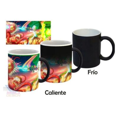 Taza Mágica Rick Y Morty Cerámica Termosensible