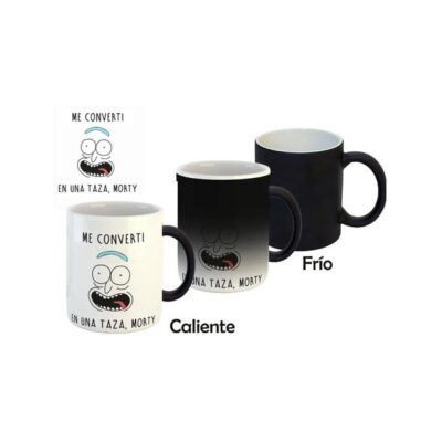 Taza Mágica Rick Y Morty Me Convertí En Una Taza Cerámica