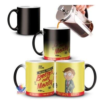 Rick Y Morty Taza Mágica Better Call Saul Morty Cerámica