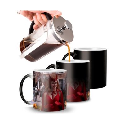 Taza Mágica Marvel Wandavision Scarlet Witch Wanda Bruja